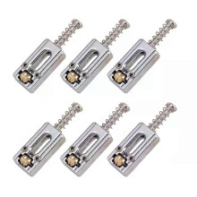 Lot de 6 pontets de vibrato à rouleaux chromés pour guitare électrique ST TL