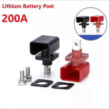 Bornes de stockage pour batteries au lithium 200 A (2 pièces/ensemble) - Connecteurs en cuivre - Matériaux