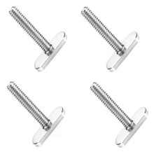 Lot de 4 vis de fixation pour rail de kayak en acier inoxydable en forme de T, accessoires de rechange