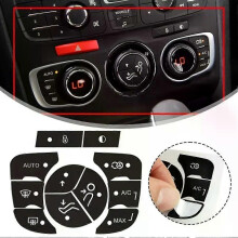 1 pièce pour Audi C4 (2014-) : Kit de réparation pour bouton de commande de climatisation usé, autocollants