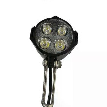 Kit d'éclairage LED pour vélo électrique (phare avant et arrière avec klaxon) 36V/48V, accessoires pour