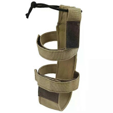 Pochette de voyage pour bouteille d'eau, porte-bouteille à cordon Molle, sac de voyage en filet pour
