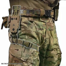 Adaptateur d'étui de pistolet modulaire en métal pour plateforme QLS, sangle de cuisse pour étui tactique