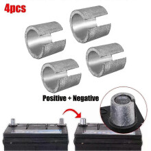 2 paires d'adaptateurs pour bornes négatives et positives de batterie, convertisseurs de bornes de batterie