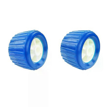 (2 pièces) 1/2/4 pièces Rouleau oscillant nervuré pour bateau, rouleau de quille pour remorque, accessoires