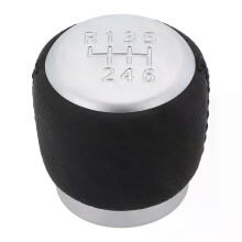 Pommeau de levier de vitesses manuel argent/noir - Pièces de rechange pour Toyota Avensis T25 et RAV4