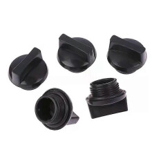 Accessoires pour pompe à eau à essence (lot de 5) : bouchons universels de 3 et 2 pouces.