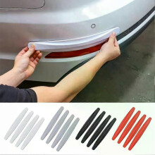 Lot de 4 bandes de protection anti-collision pour pare-chocs et portières de voiture, protection contre
