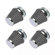 Lot de 4 filtres à air universels de 54 mm pour motos et quads Kawasaki KZ 750, 1000, 1100, ZX 750,