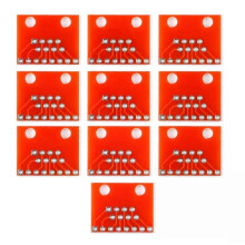 Lot de 10 connecteurs modulaires portables / connecteurs Ethernet RJ45, carte d'adaptation, module de