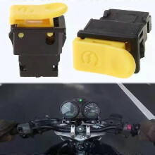 Démarreur à bouton-poussoir à 2 broches pour scooter, cyclomoteur, karting GY6 80 139QMB pour Tank 50