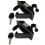 Lot de 2 verrous à compression, à gâchette, en alliage de zinc, à levier réglable et à commande manuelle, 1