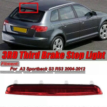 Troisième feu stop arrière à LED rouge surélevé pour Audi A3 Sportback S3 RS3 (2004-2012) - Référence :