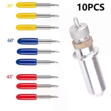 Porte-lame en acier tungstène pour traceur Roland, lames à 30/45/60 degrés, outil de fraisage pour outil