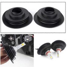 Lot de 2 caches anti-poussière en caoutchouc pour ampoules de phares LED de voiture et moto, étanches