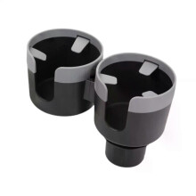 Porte-gobelets double amovible pour voiture, camion, camping-car (gris) - Extension de porte-gobelets