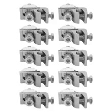 10 pièces de fixation pour système de montage solaire, clips de mise à la terre, supports de montage