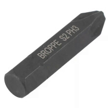 1 embout de vissage hexagonal de 8 mm pour tournevis électrique cruciforme PH1, PH2 et PH3, compatible