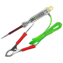Testeur de circuit automobile LED 6-24 V avec lampe témoin à double sonde, fil antigel de 119 cm et