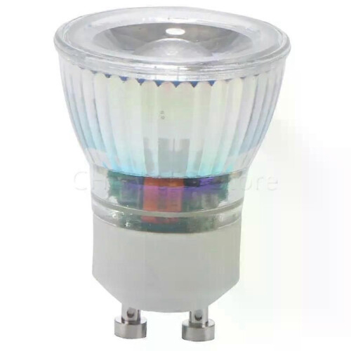 Ampoule LED mini GU10 35 mm spot 5 W dimmable 220 V 12 V blanc chaud/froid MR11 angle de diffusion pour 1