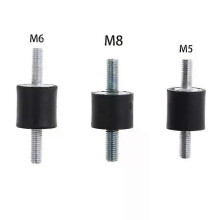 Support en caoutchouc M5/M6/M8, filetage mâle double, amortisseur anti-vibrations, silentbloc, outil