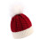Newborns Christmas Caps Soft Knitted Wool Hat Comfortable-Red 1