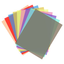 Andoer 9 * 2 Colors/set Tinted Correction Gels 30x21cm for LED & DJ Lighting