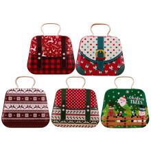 5Pcs Versatile Christmas Tin Storage Box with Handle for-BCEFG