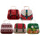 5Pcs Versatile Christmas Tin Storage Box with Handle for-BCEFG 1