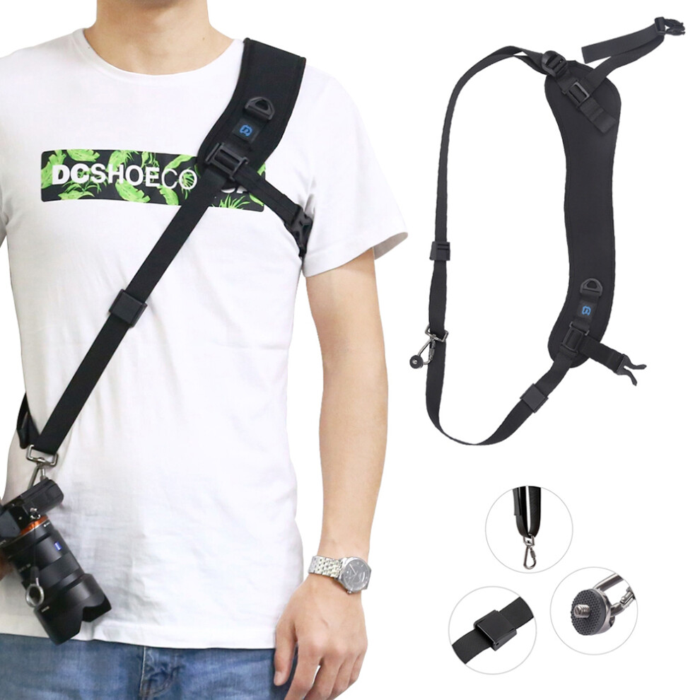 Puluz Camera Shoulder Sling With Metal Hook Anti-Slip Soft Pad For Slr/Dslr 4931363620115