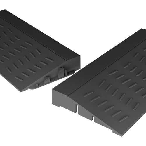 Door Threshold Ramp For Robot Climbing Aid Rubber Ramp Replacement Black 2