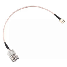 Câble d'antenne portable avec connecteurs SMA mâle vers UHF SO-239 femelle