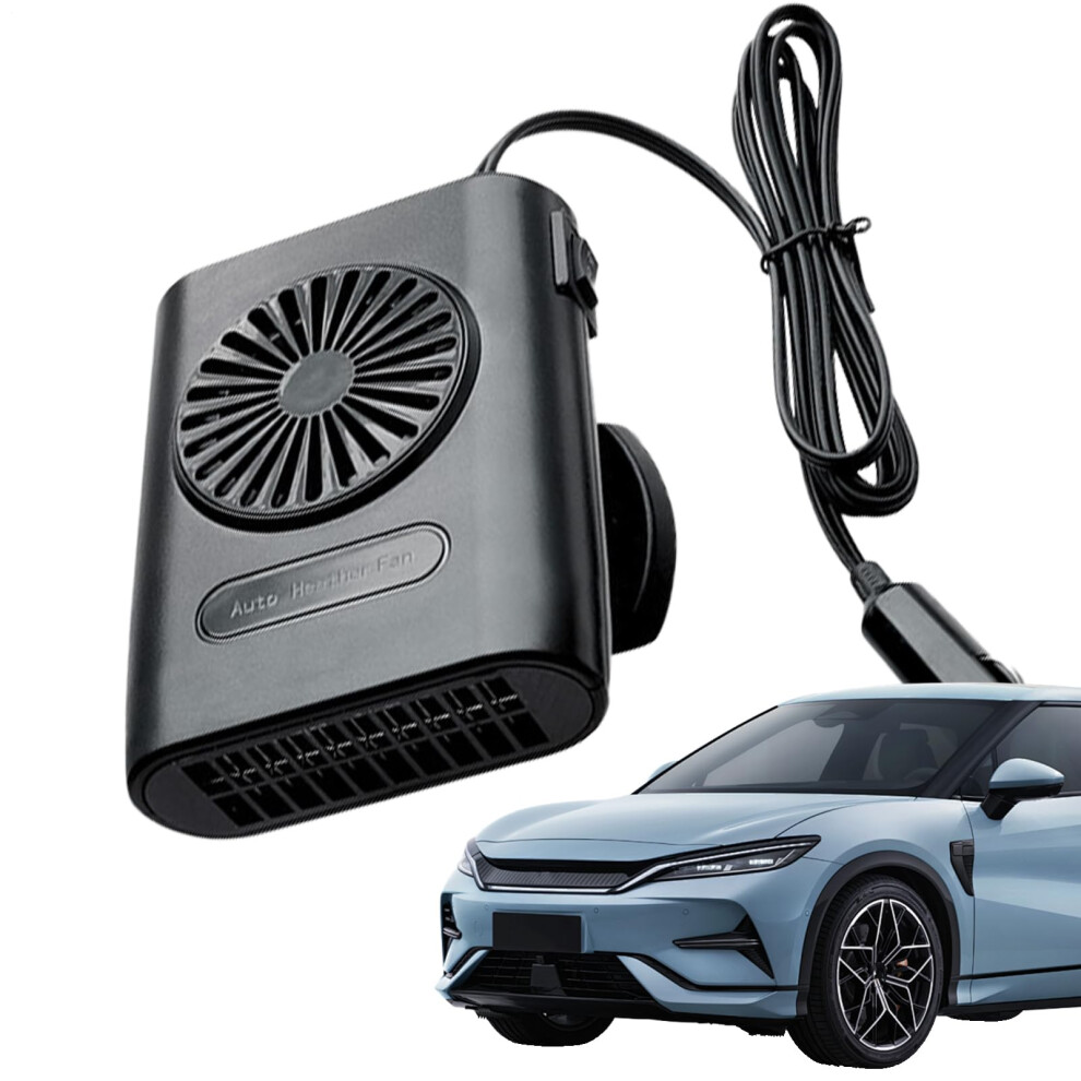 Car Heater Portable 12V Defroster For Windshield, Auto Window Demister, For Sedans, Suvs, Trucks, Rvs, Black 9339159374788