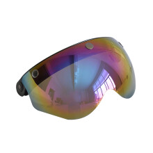 Motorradhelm-Visier UV-Schutz kratzfest universelle Passform Offenes Gesichtsvisier