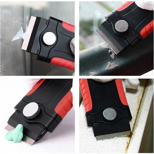 Multifunctional Cleaning Scraper 1Piece Kit 10 Replacement Accessories Car Film Kitchen Decontamination 2