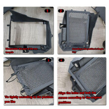 Enhanced Radiator Grille Cover for BMW R1200GS LC/ADV