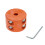 Cable Hook Stopper for ATV UTV Winch Rubber Cushion, Orange 10