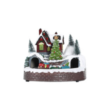 Resin Crafted Christmas Train Holiday-Christmas tree style