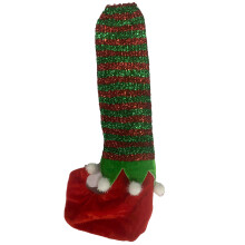 Cute Elf Table Leg Cover Chair Foot Cover Table Feet Socks-Red