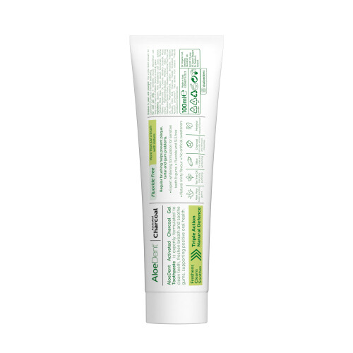 AloeDent Charcoal FluorideFree Toothpaste 100mlX12 1