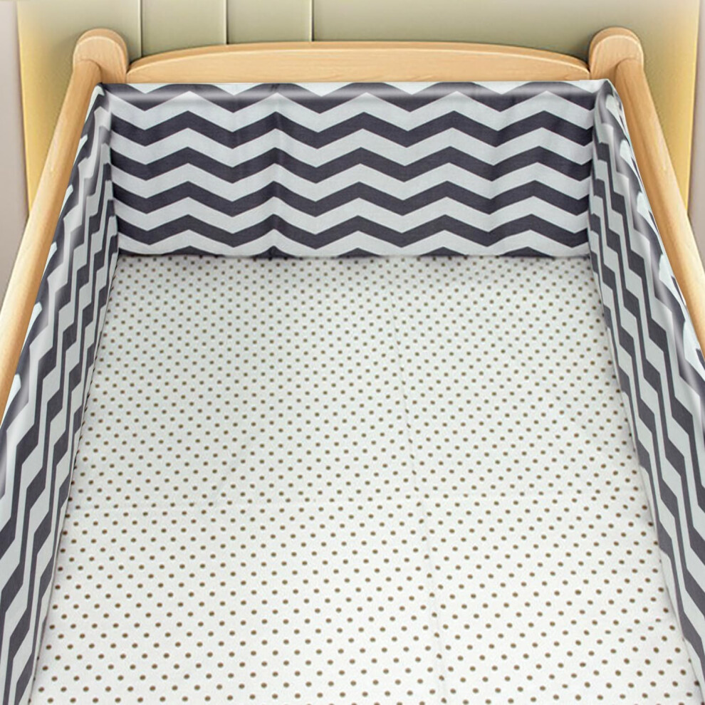 Cot Side Protectors Bed Rail Cushion Universal Bedside Rail Cushion 250x30cm N23 For Toddlers And Kids Bed Guard