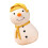 Multipurpose Snowmans Beanbag Sturdy PP Cotton-Yellow S 1