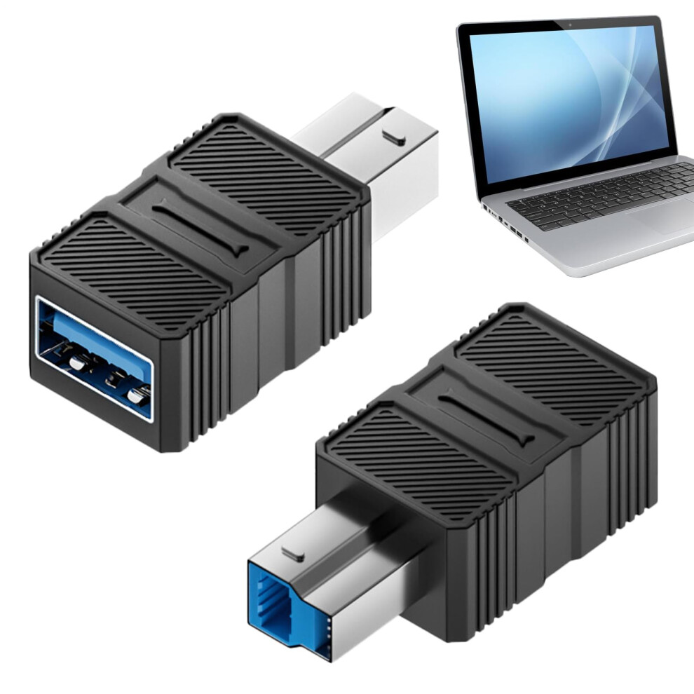 External Hard Drive Adapter Usb 3.0 A Female To B Male Converter, Plug And Play, Speed Data Transfer For Pc Laptop 9323874112732