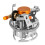 Camping-Gaskocher-Set 15,5  8,5 cm Gefaltet 7,5  8,5 cm 10