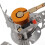 Camping-Gaskocher-Set 15,5  8,5 cm Gefaltet 7,5  8,5 cm 7