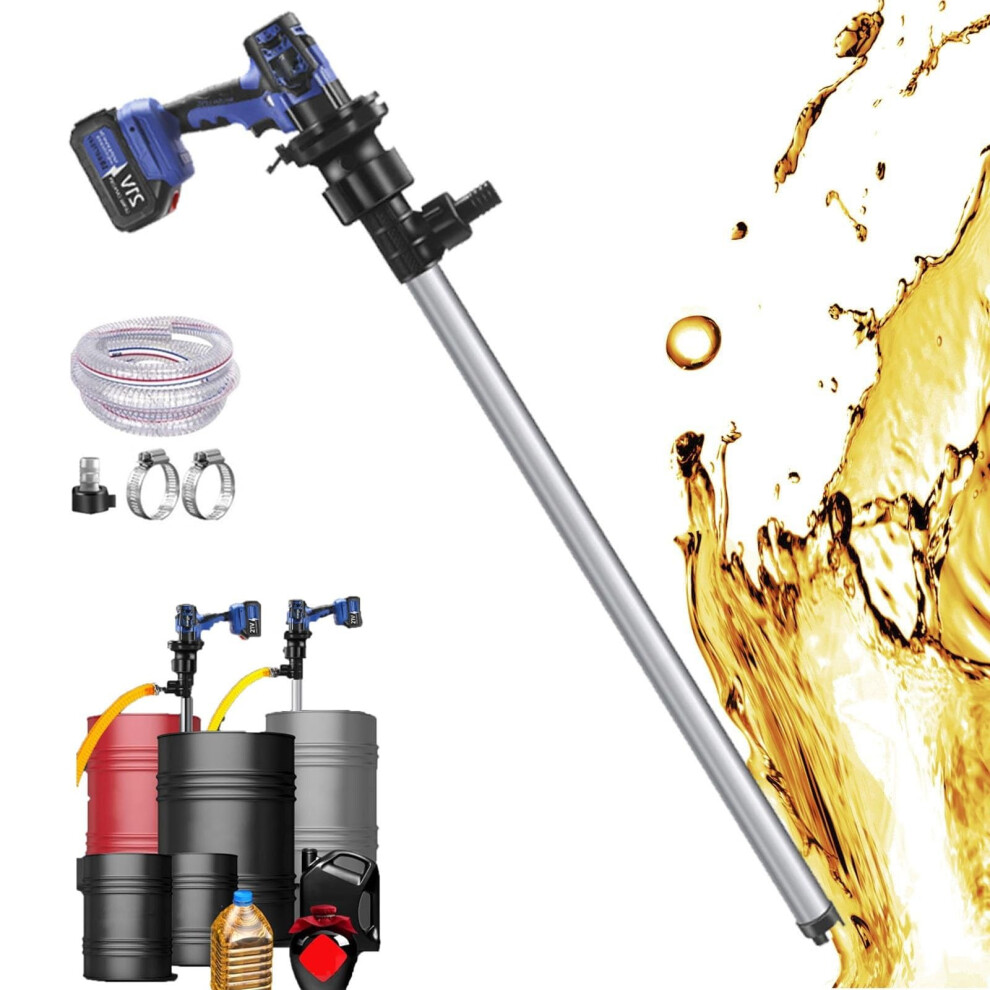 Electric Fuel Transfer Pump Cordless Diesel And Kerosene Battery Powered For Noncorrosive Liquids Water And Fuel Transfer Aluminum Tube 9067246025106