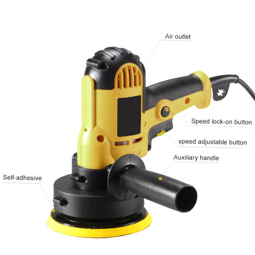 220V 700W Multi-Function Car Polisher with 6 Gears, 12.7cm Disc