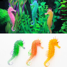 3er-Pack Leuchtende Seepferdchen-Dekoration, 10x4 cm bunt