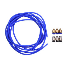 3pcs Blue PTFE Tube Hose 1m with 6 Fittings for 3D Printer 1.75mm