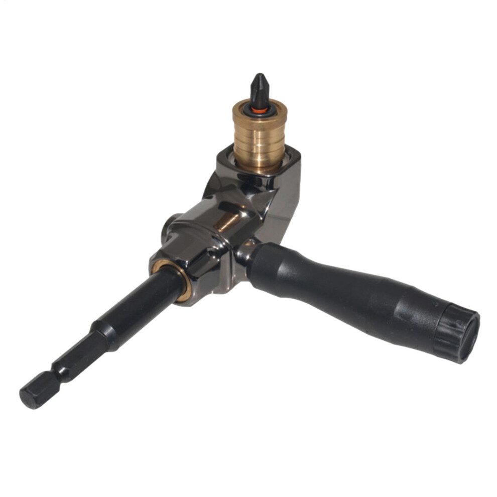90 Degree Drill Bit, Right Angle Drill Attachment With Ergonomic Handle For Tight Spaces, Universal Compatibility 9105992336982